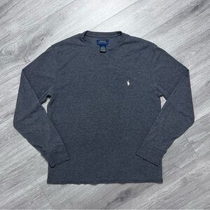Polo Ralph Lauren Large Grey Long Sleeve Shirt